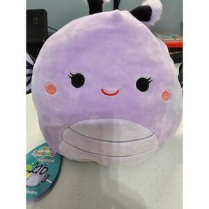 Squishmallows Flip a Mallows Rutabaga & Bibiana Purple Butterfly & Green Caterpi